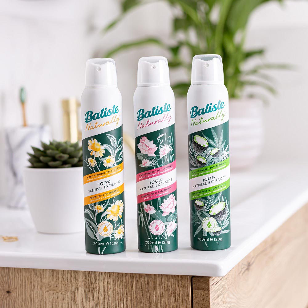 Batiste Naturally Green Tea and Chamomile 200ml Wilko