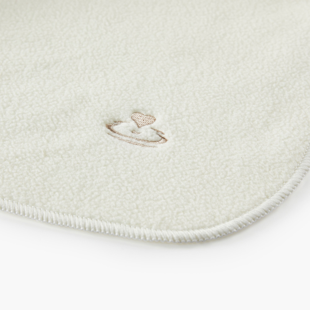 Myga Cream Fleece Reversible Yoga Blanket 200 x 145cm Image 3