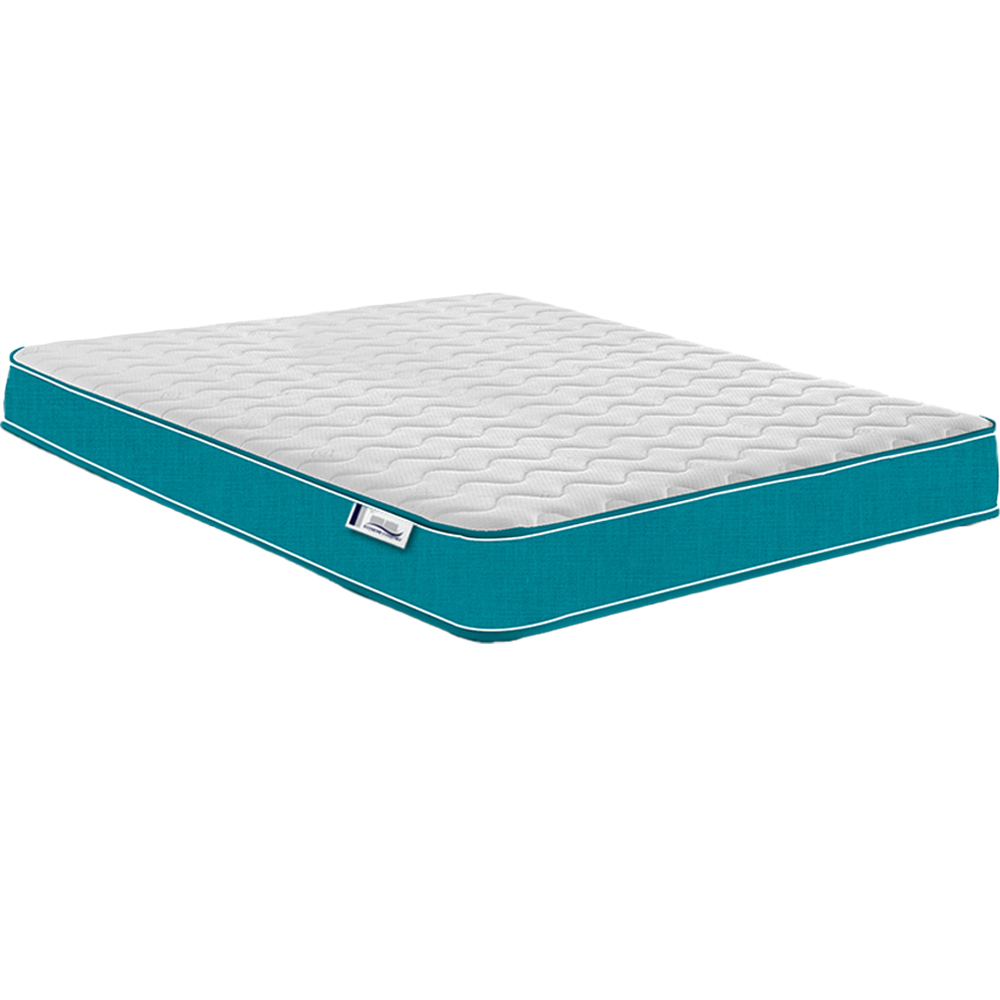 Extreme Comfort Cooltouch Colours Small Double Teal Blue Memory Foam and Spring Mattress Image 1