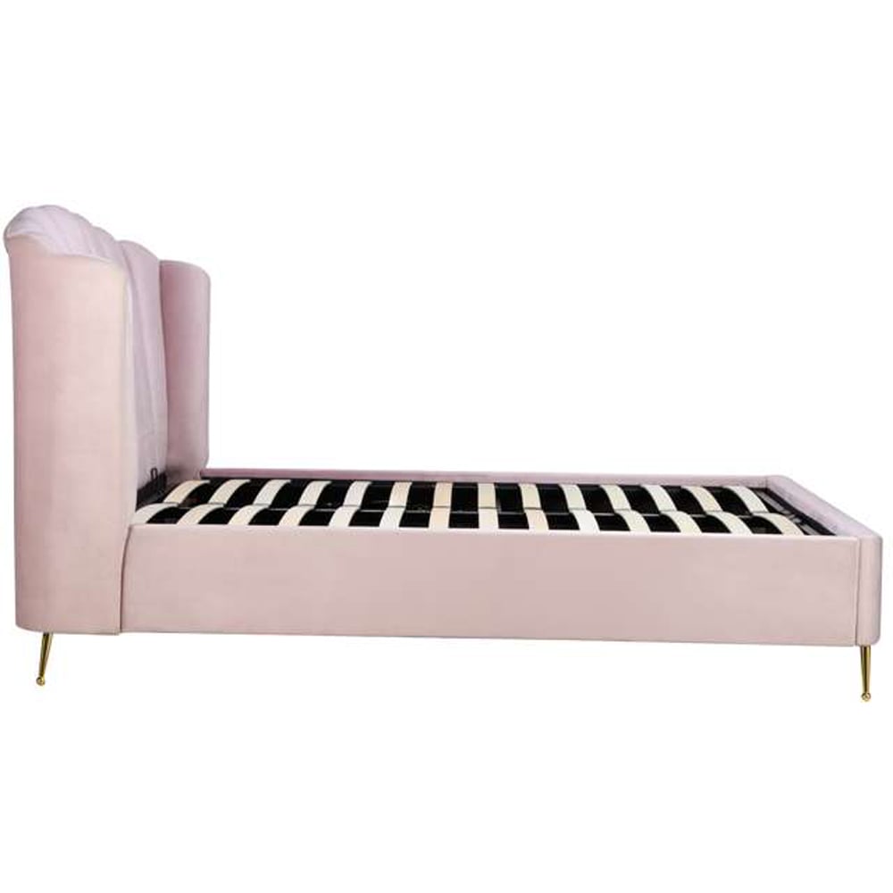 Birlea Lottie Double Pink Ottoman Bed Image 3