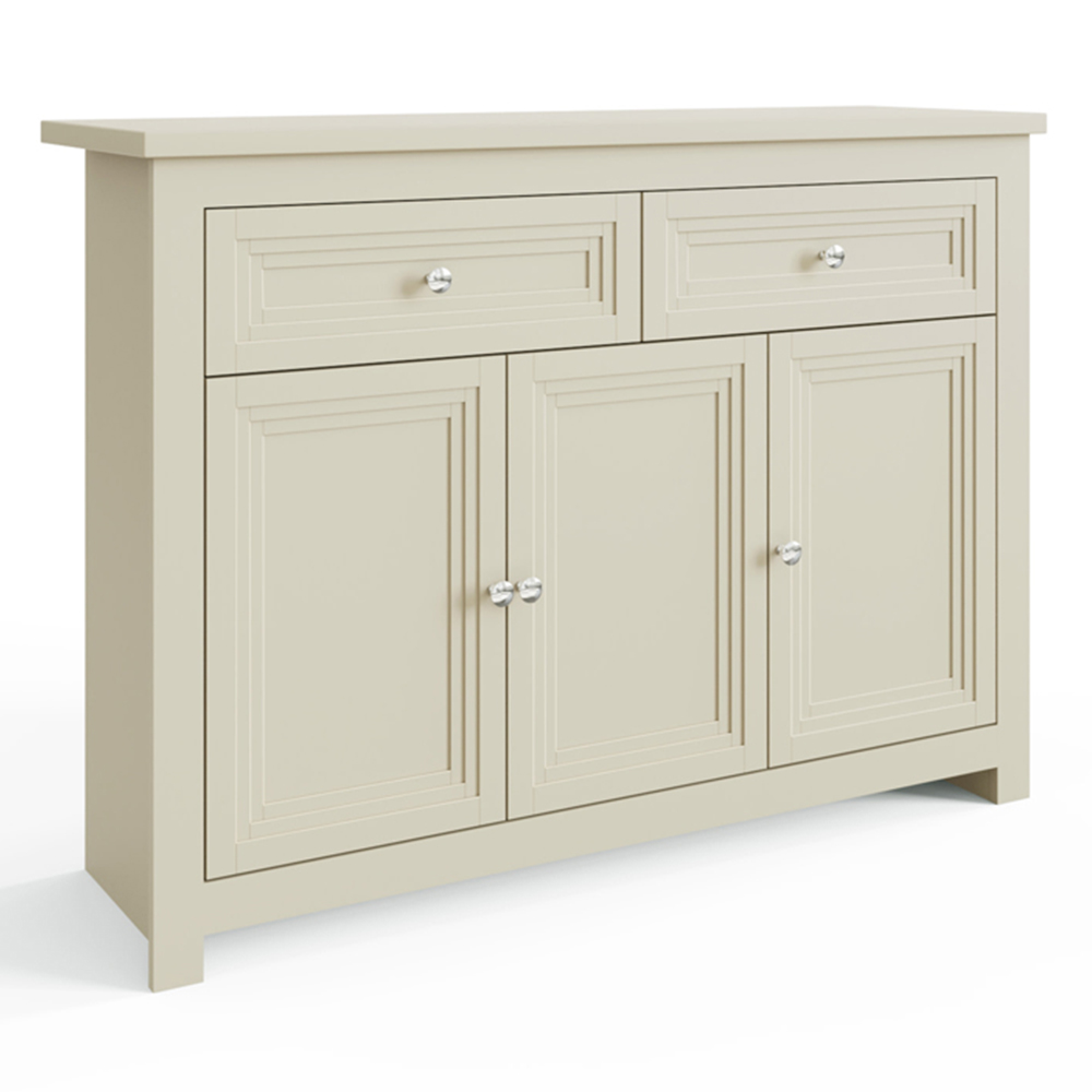 GFW Oakley 3 Door 2 Drawer Stone Sideboard Image 2