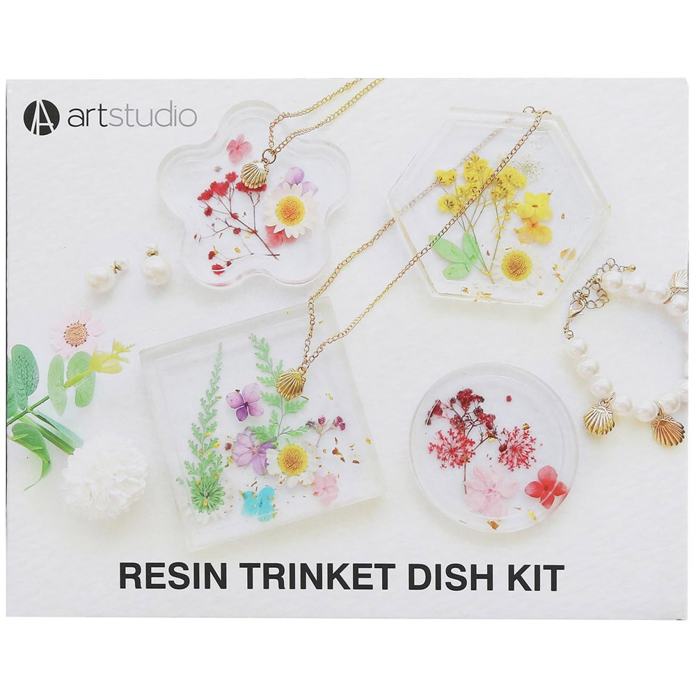 Art Studio Resin Trinket Dish Kit Image 1