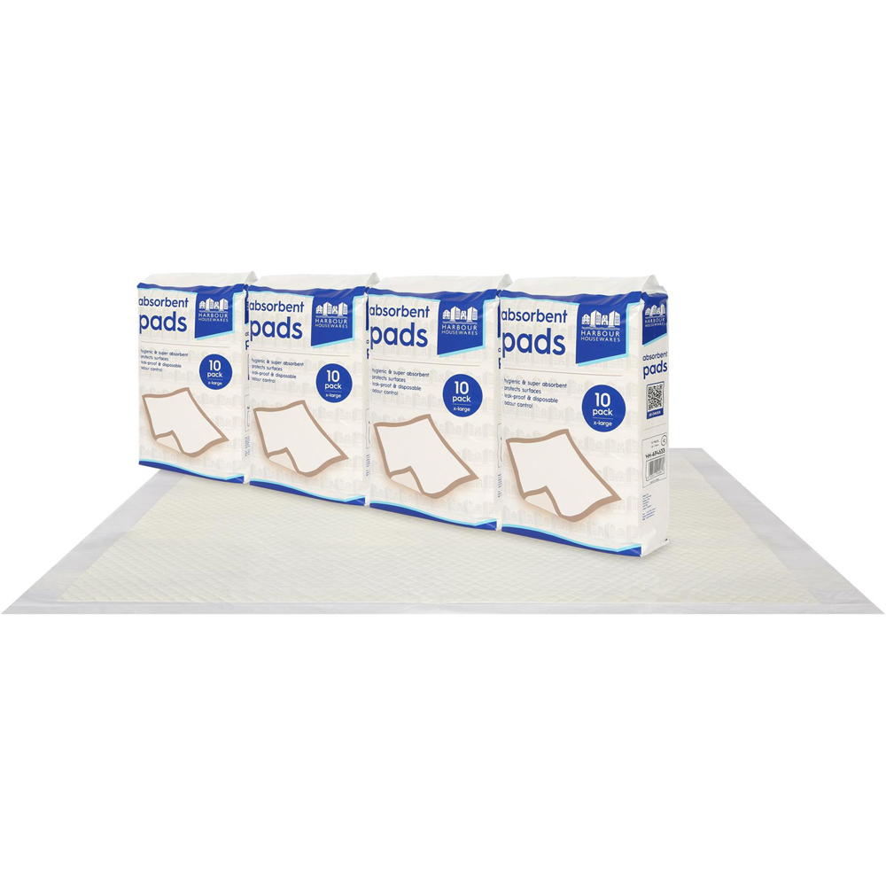 Harbour Housewares Disposable Incontinence Bed Pad 60 x 89cm 40 Pack Image 3