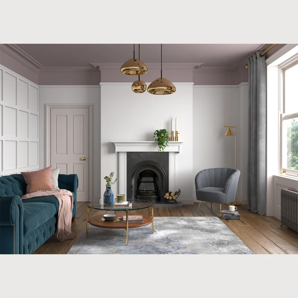 Dulux Heritage Walls and Ceilings Wiltshire White Velvet Matt Emulsion Paint 2.5L Image 4