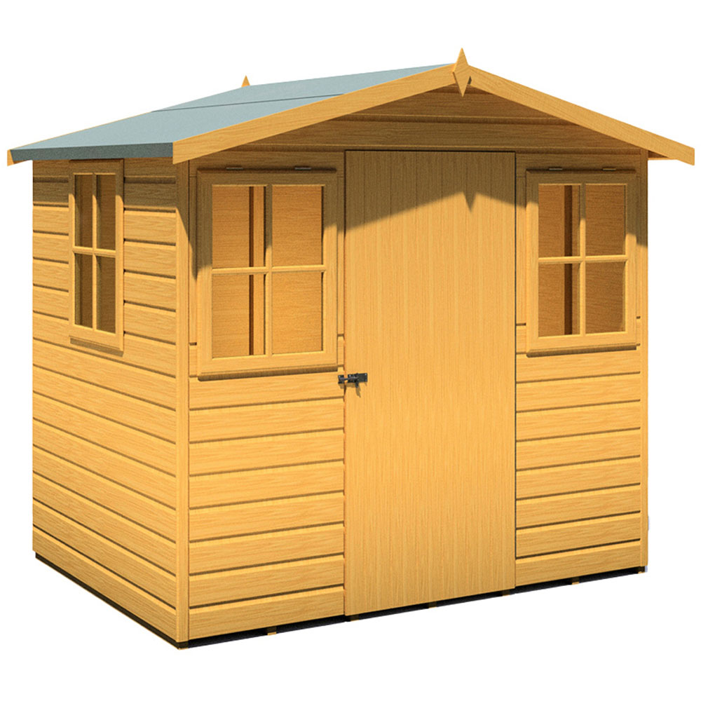Shire Rothesay 7 x 5ft Shiplap Apex Garden Shed Image 1