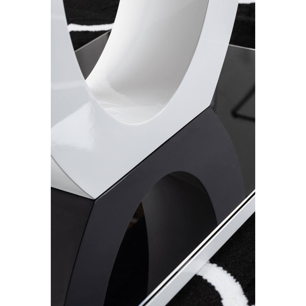 Furniturebox Lucia 6 Seater Black Dining Table Image 7