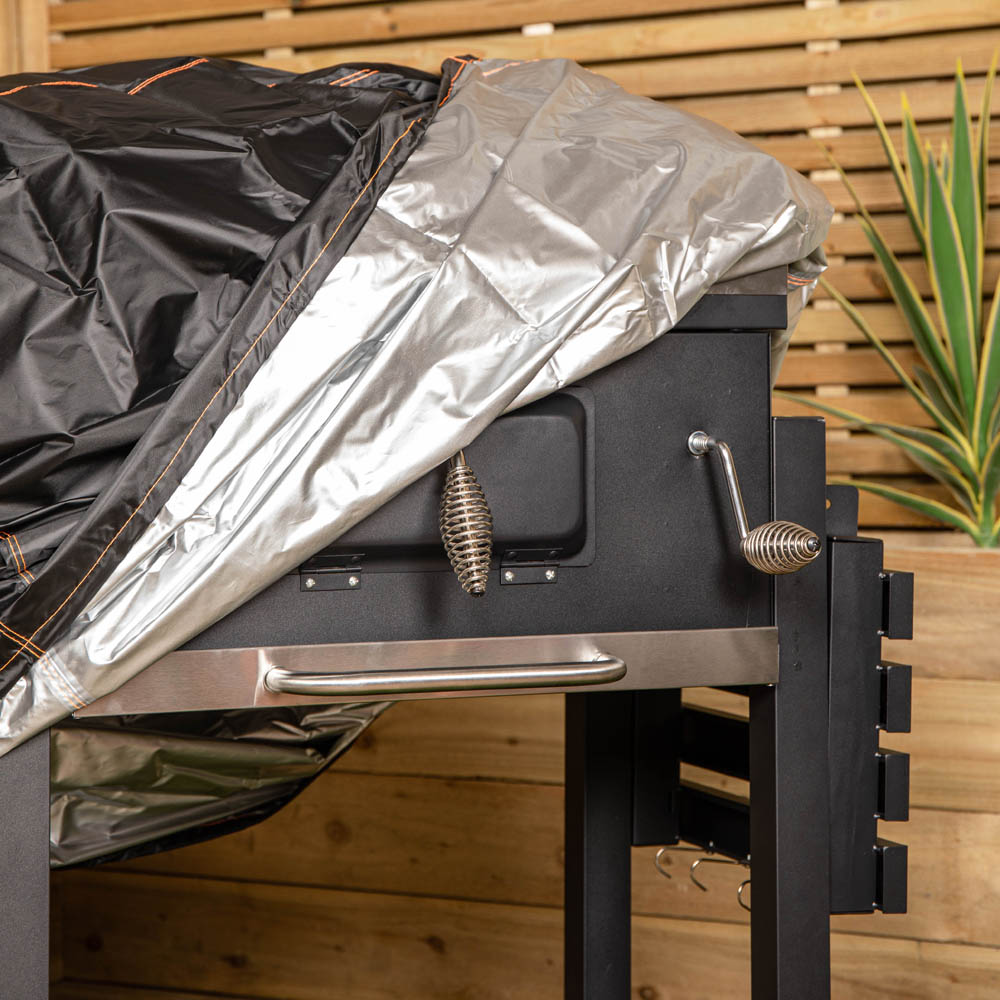 Samuel Alexander Black Waterproof Anti-UV Windproof Outdoor Protective BBQ Cover 110 x 117cm Image 7