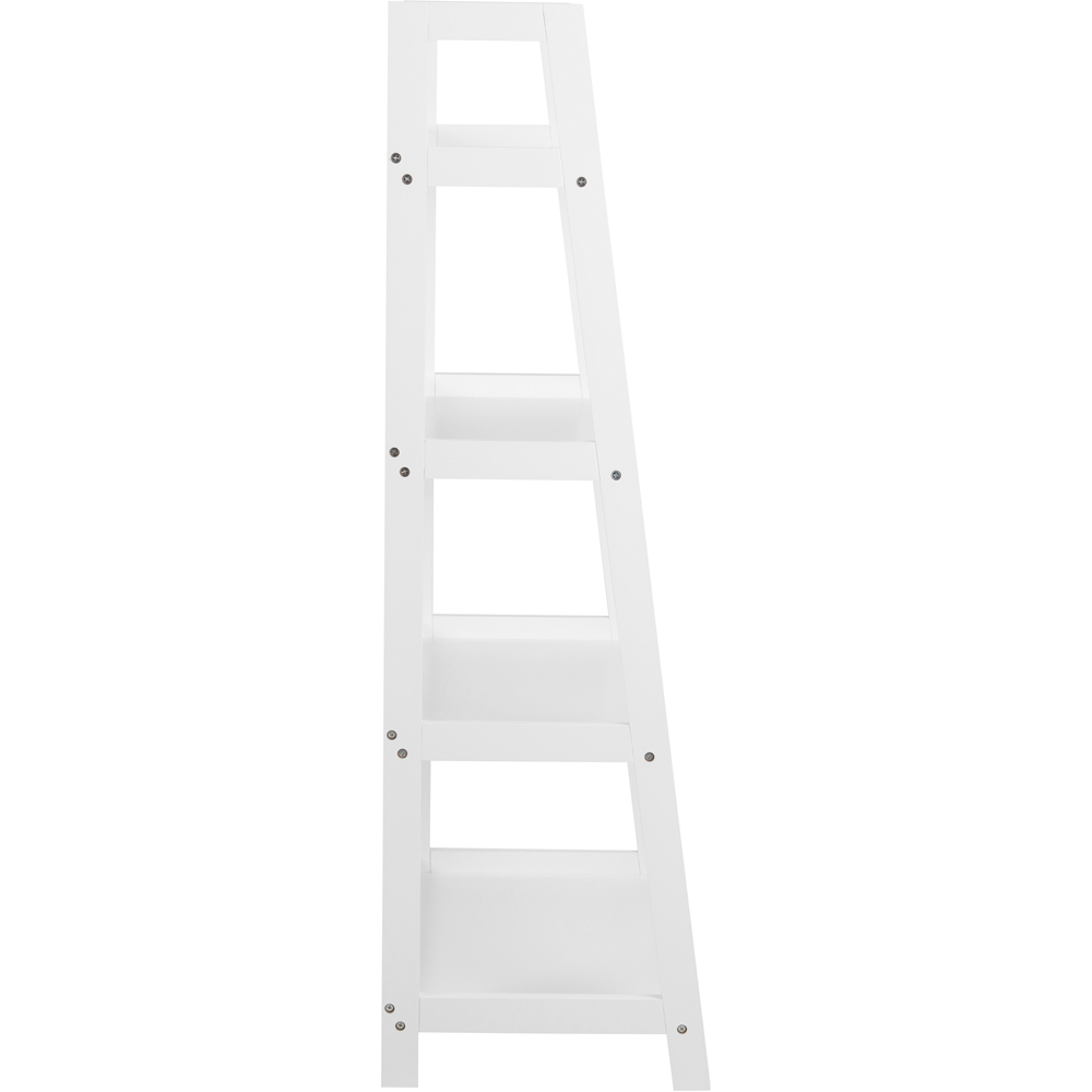 Florence Wally 4 Shelf White Bookcase Image 4