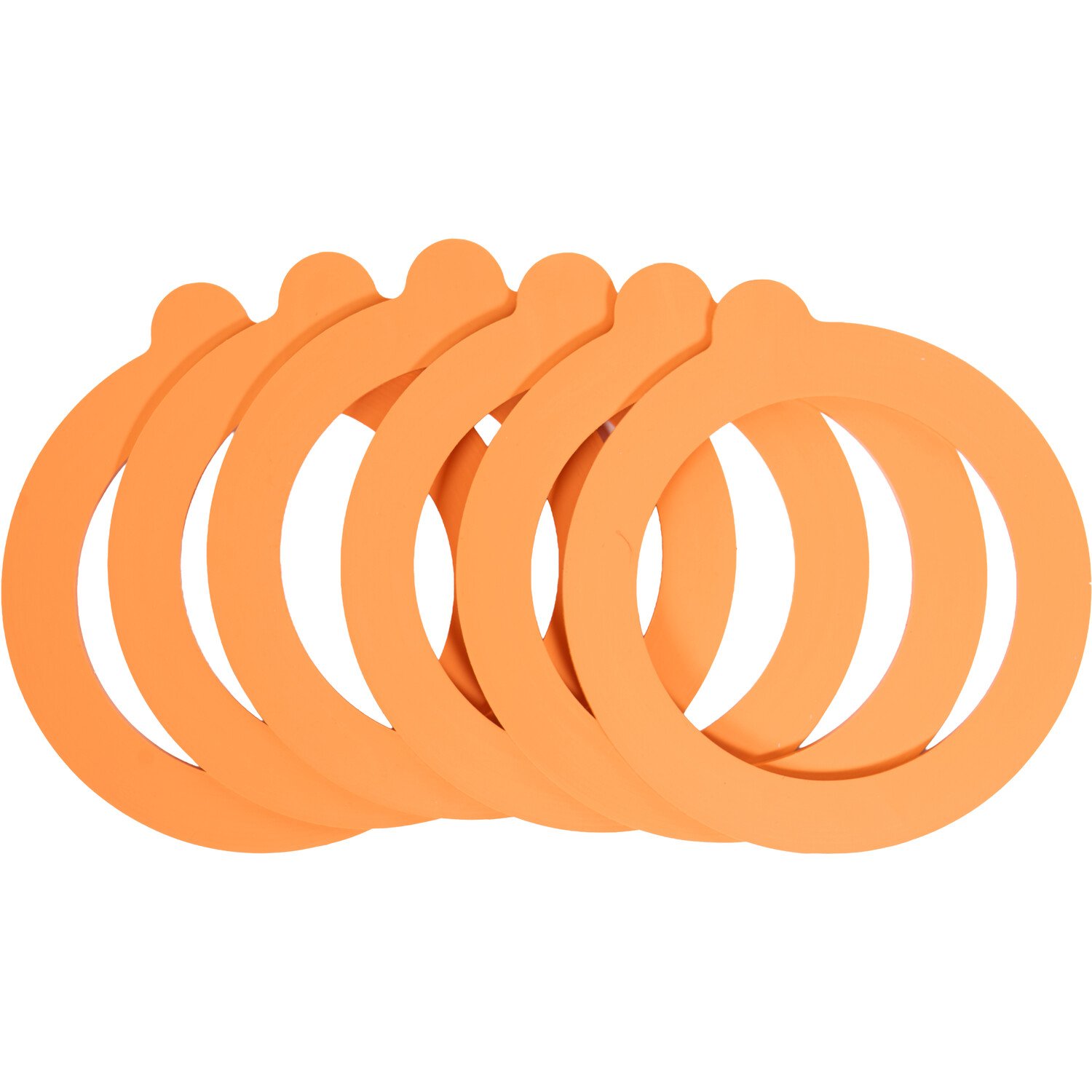 Pack of 6 Kilner Rubber Seals Orange Image 6