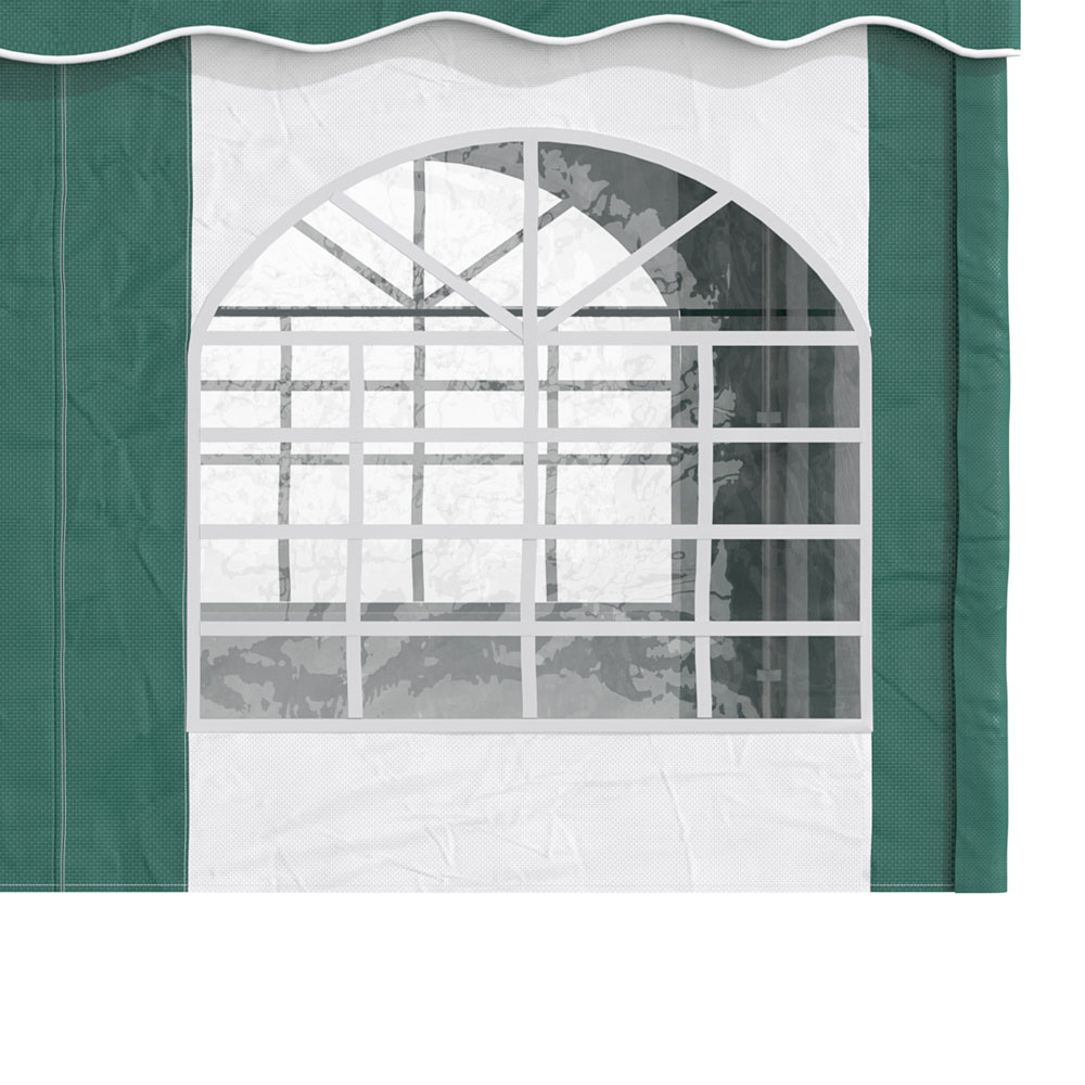 Outsunny 4x4m Gazebo Tent White Image 4