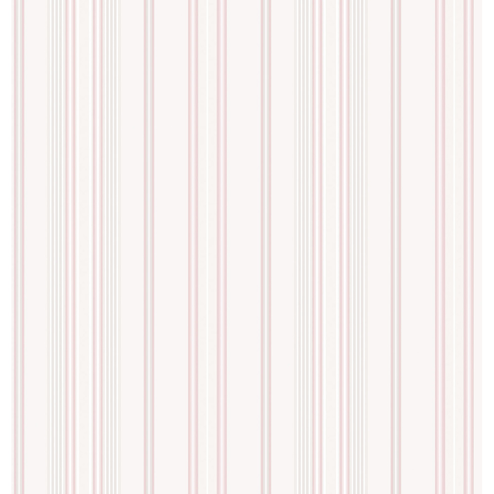 Galerie Nostalgie Striped Pink Wallpaper Image 1