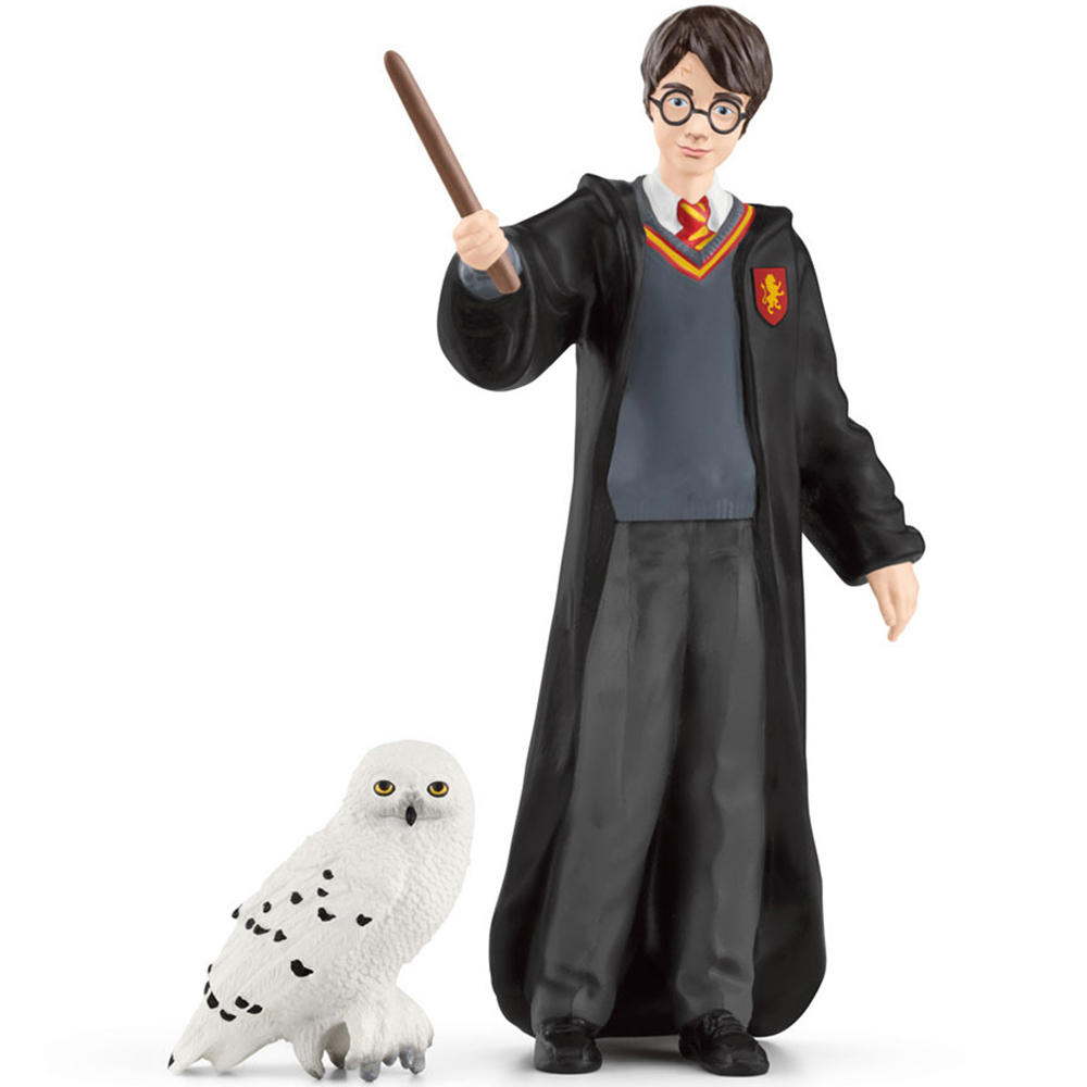 Schleich Wizarding World Harry Potter and Hedwig Toy Figure Set Image 2