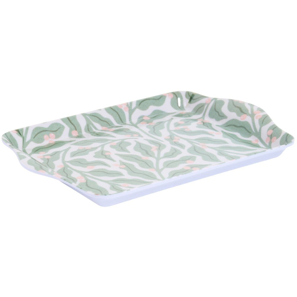 Green Leaves Tray Green Image 4
