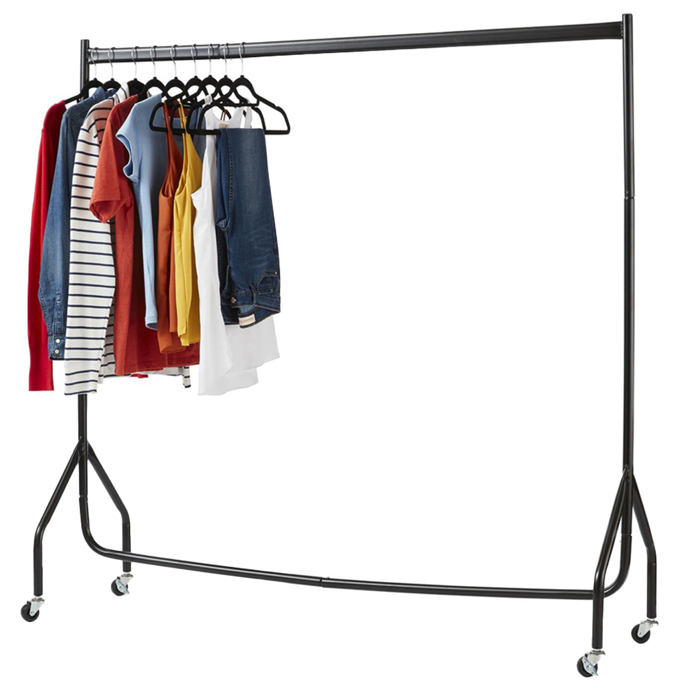 House of Home Superior Heavy Duty Black Clothes Rail 5 x 5ft Image 3