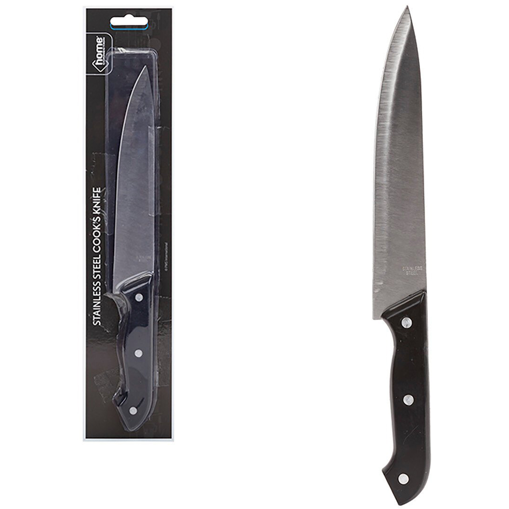 Stainless Steel Cook's Knife - Black Image 2
