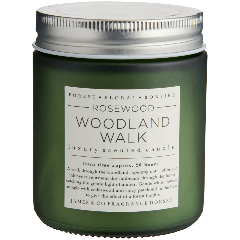 James Co Rosewood Woodland Walk Scented Candle Image 1