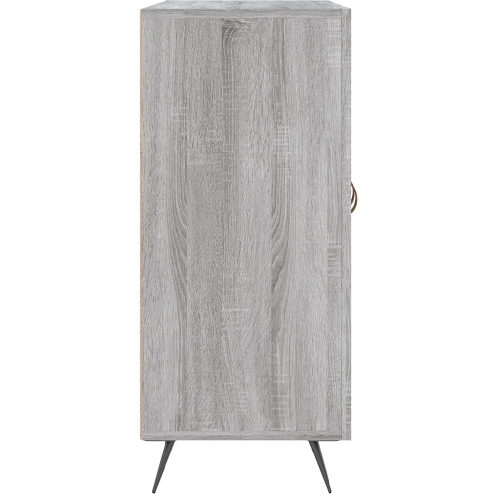 vidaXL 3 Door Grey Sonoma Wooden Sideboard Image 7