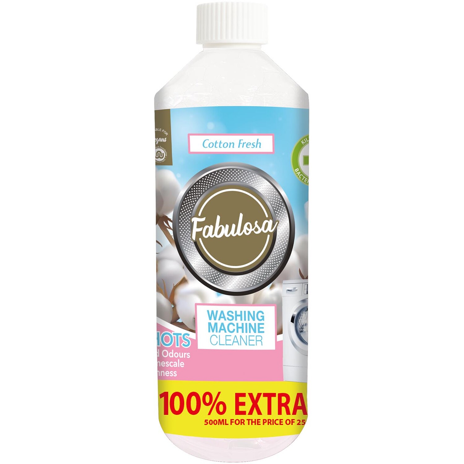 Fabulosa Washing Machine Cleaner Cotton Fresh Wilko