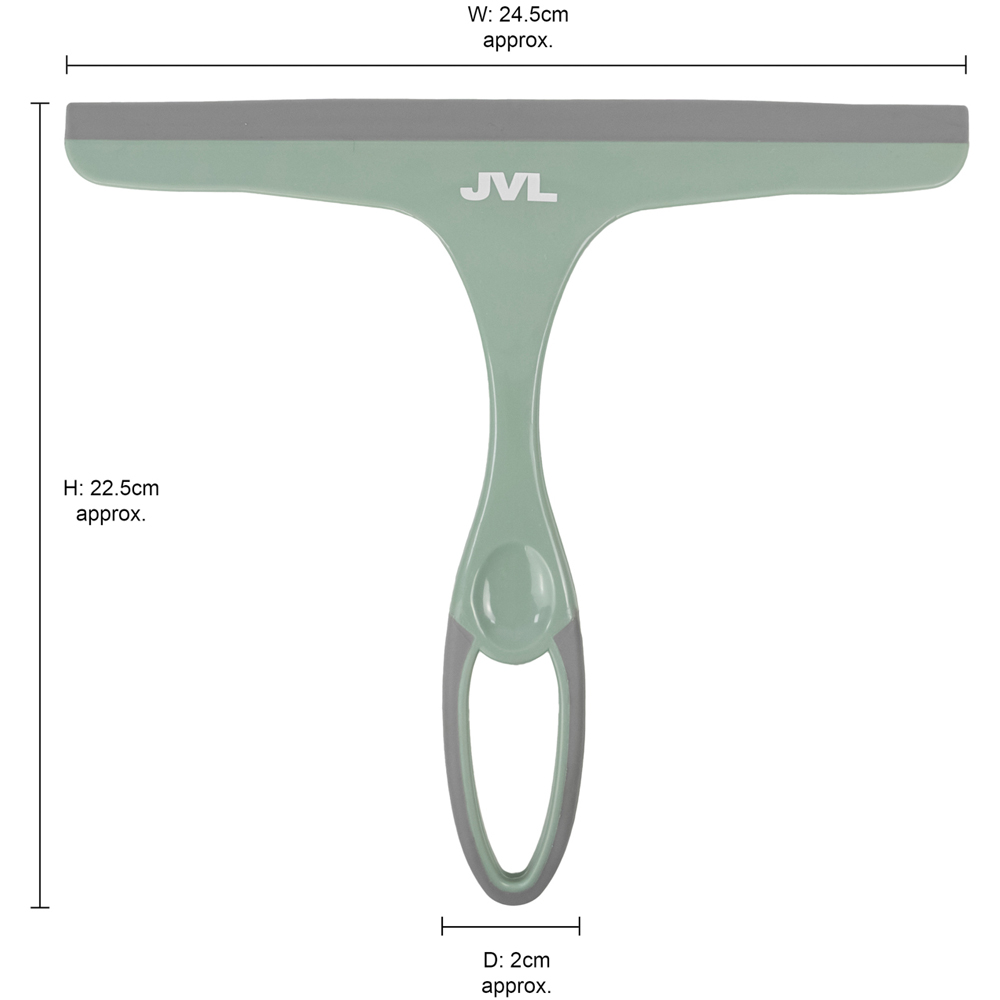 JVL Cleaning Green Hand Held Window Squeegee 3 Pack Image 9