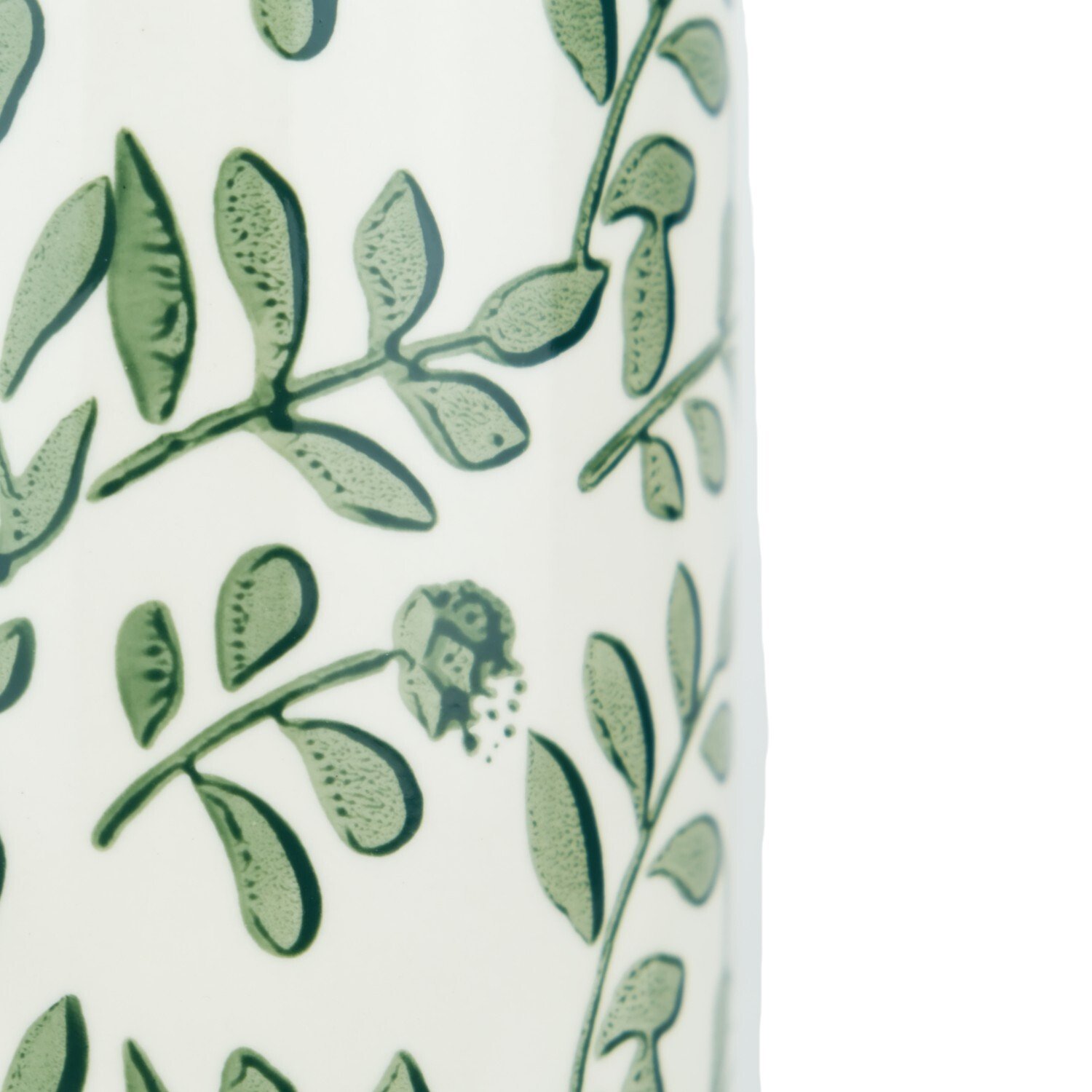 Botanical Ceramic Table Lamp Green Image 3