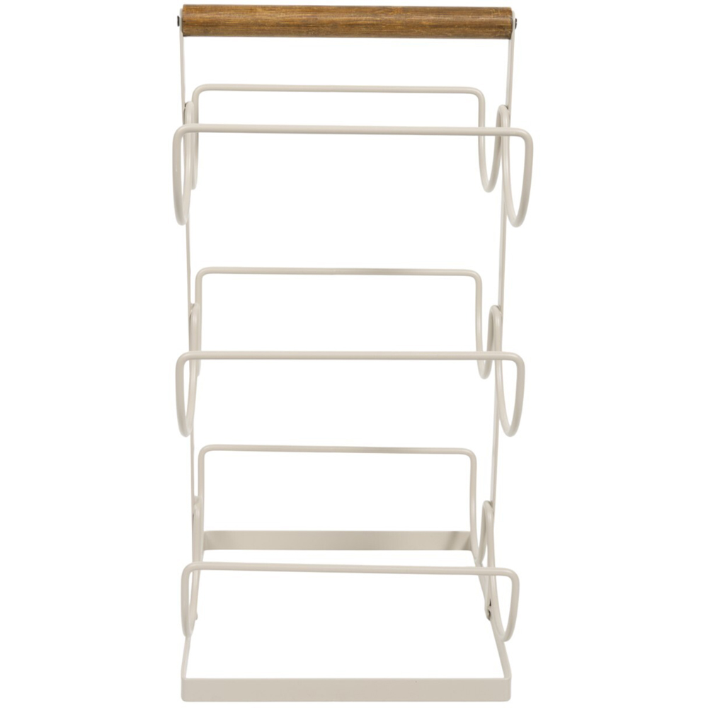 Stockholm Wine Rack with Wooden Handle Image 6