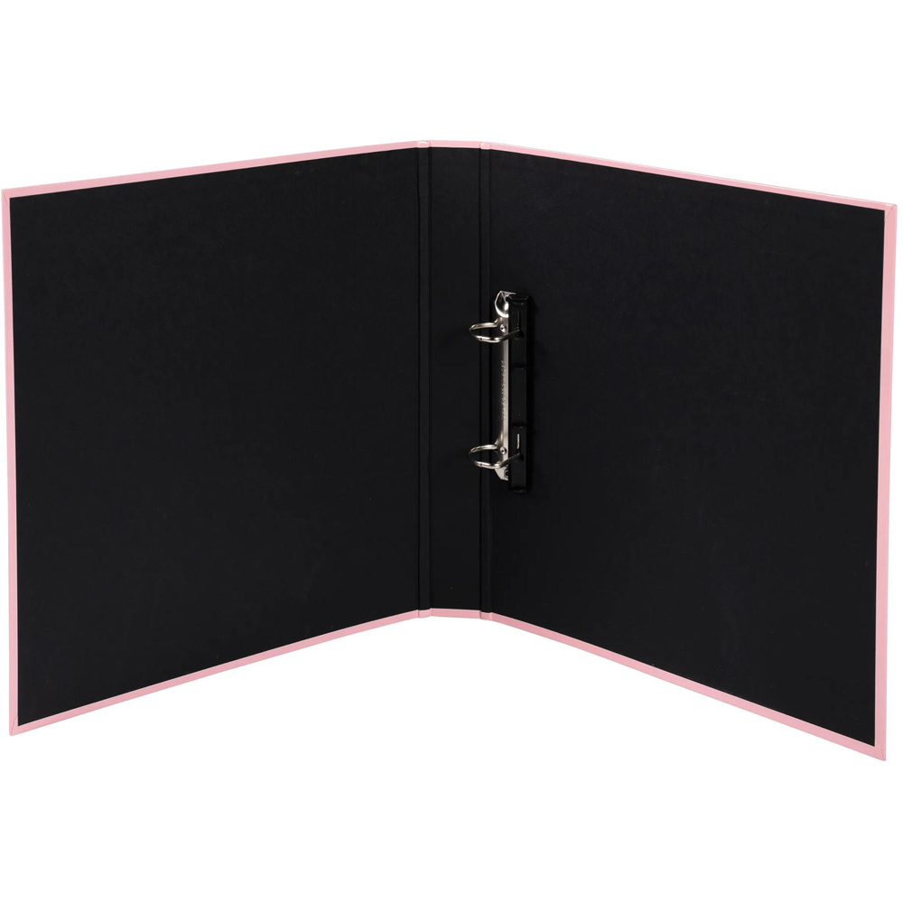 Exacompta Aquarel Pink Plastic Coated Ring Binder 25mm 10 Pack Image 2