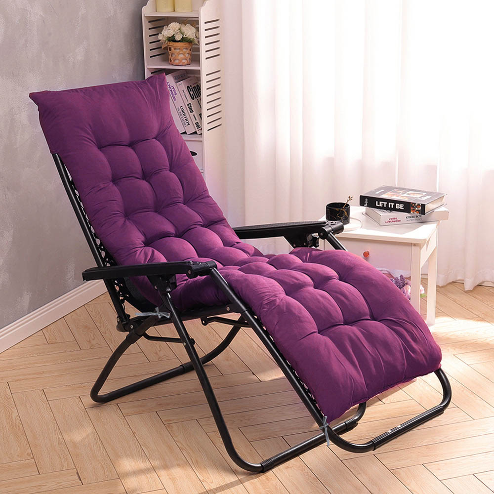 Living and Home Purple Sun Lounger Cushion Cover Image 2