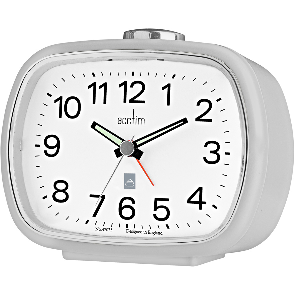 Acctim Grey Camille Alarm Clock Image 2