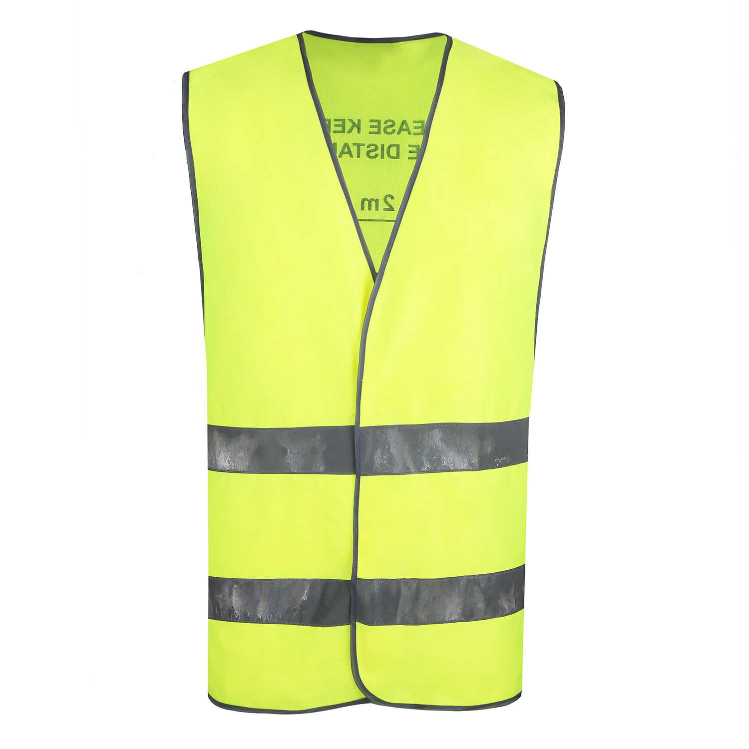 Covid-19 Hi-Vis Vest Large - Yellow Image 1