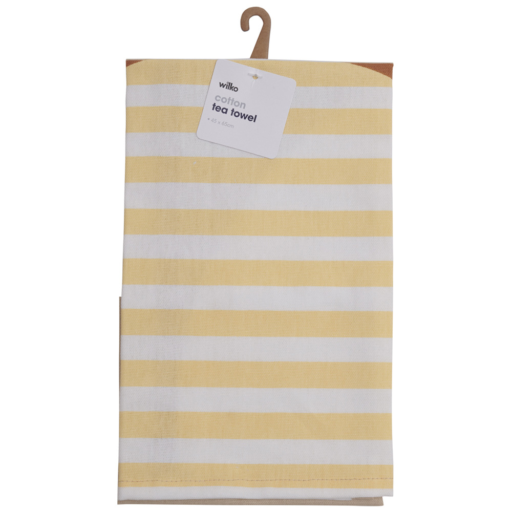 Wilko Cotton Sunset Tea Towel 45 x 65cm Image 1