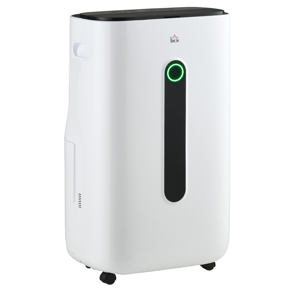 Portland White Portable Dehumidifier with Air Purifier 20L Per Day Image 1