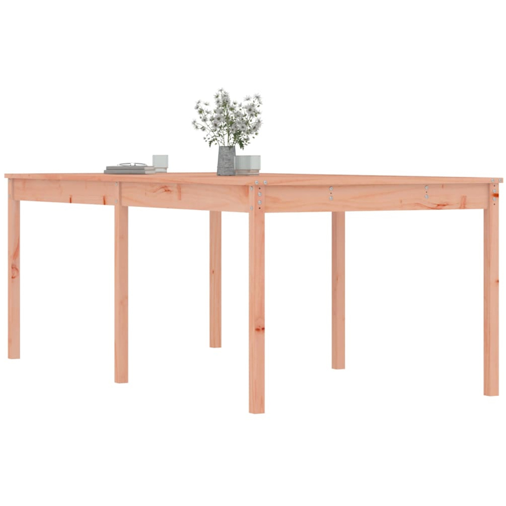 vidaXL 8 Seater Solid Douglas Wood Garden Dining Table Natural Image 3