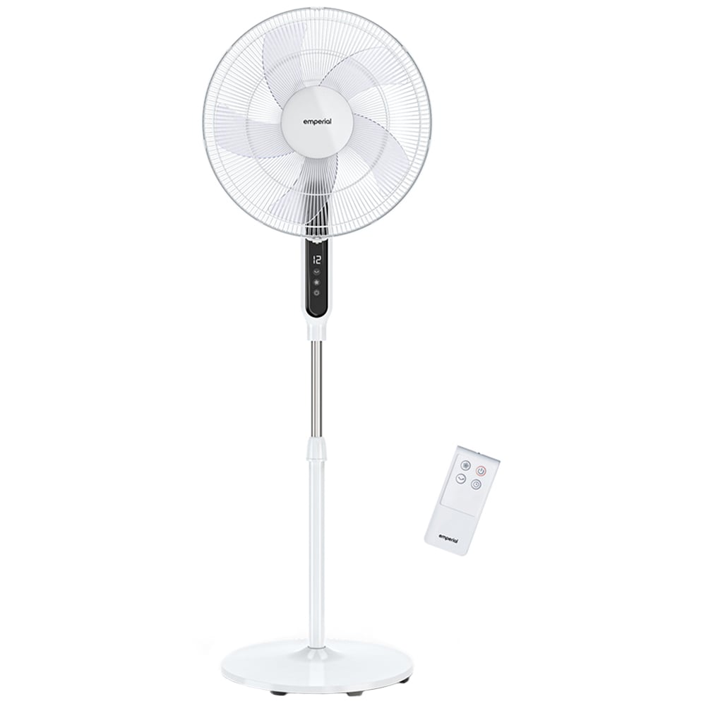 Emperial 16 inch Pedestal Fan Low Energy DC Motor with Remote Control Image 1