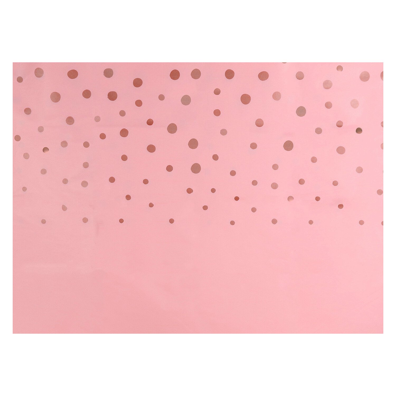 Rose Gold Paper Tablecloth Image 2