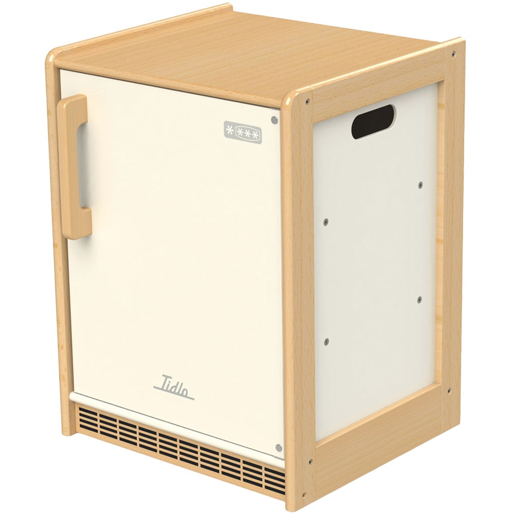 Tidlo Wooden White Toy Fridge Image 1
