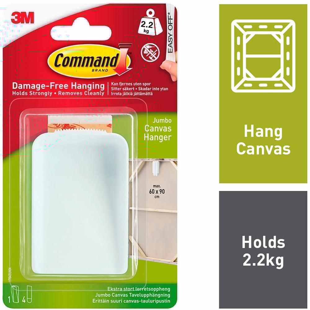 Command Jumbo Canvas Hanger Image 2