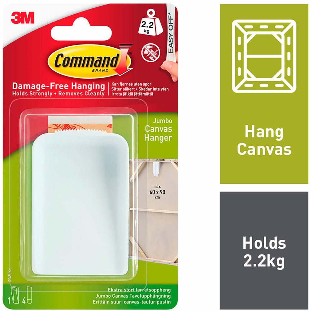 Command Jumbo Canvas Hanger Image 2