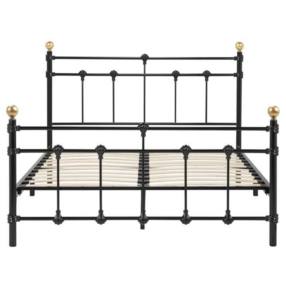 Atlas Small Double Black Bed Image 4
