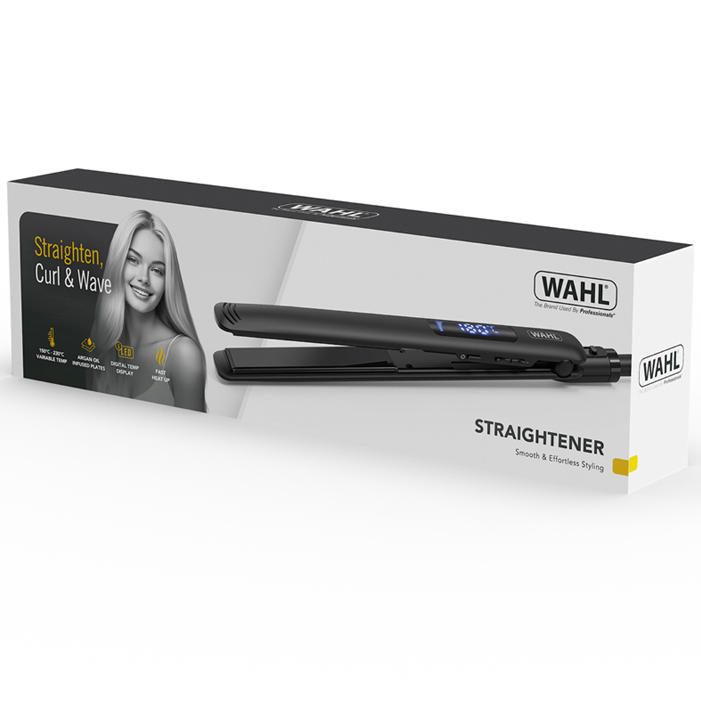 Wahl Ceramic Coated Plate and Argon Oil Hair Straightener Image 5