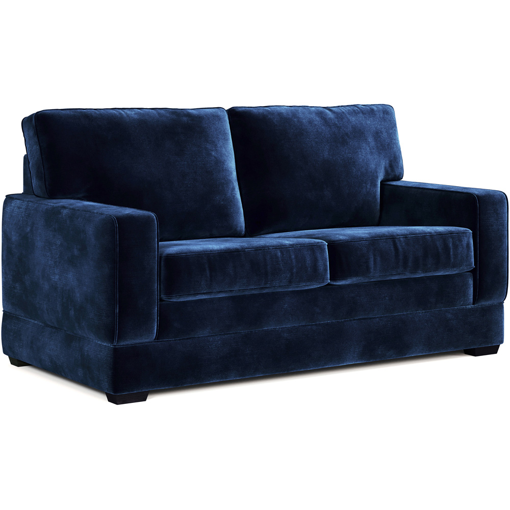Jay-Be Urban 2 Seater Luxe Velvet Royal Sofa Bed with e-Pocket Mattress Image 2
