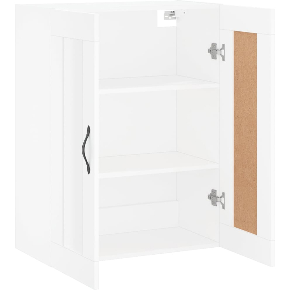 vidaXL 2 Door White Wall Mounted Cabinet Image 4