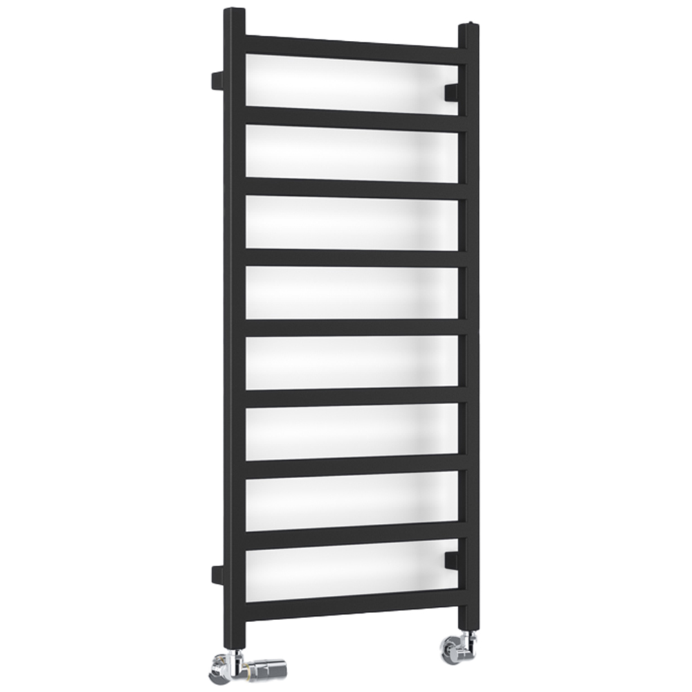 Terma Simple Heban Black Heated Towel Rail 1350 BTU 1080 x 500mm Image 1