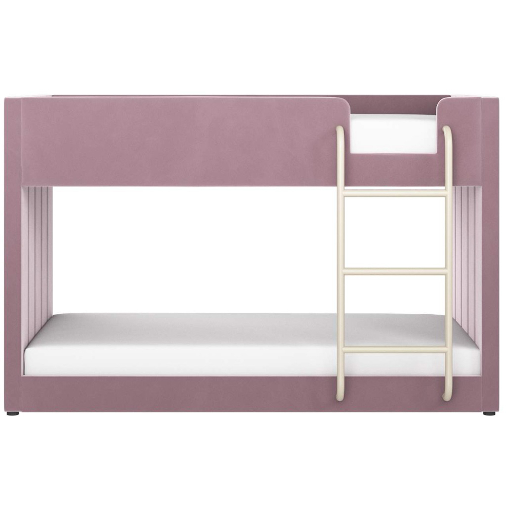 Flair Eden Pink Velvet Bunk Bed Image 3