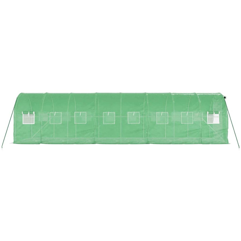 vidaXL Green 6.5 x 26.2ft Greenhouse Image 3