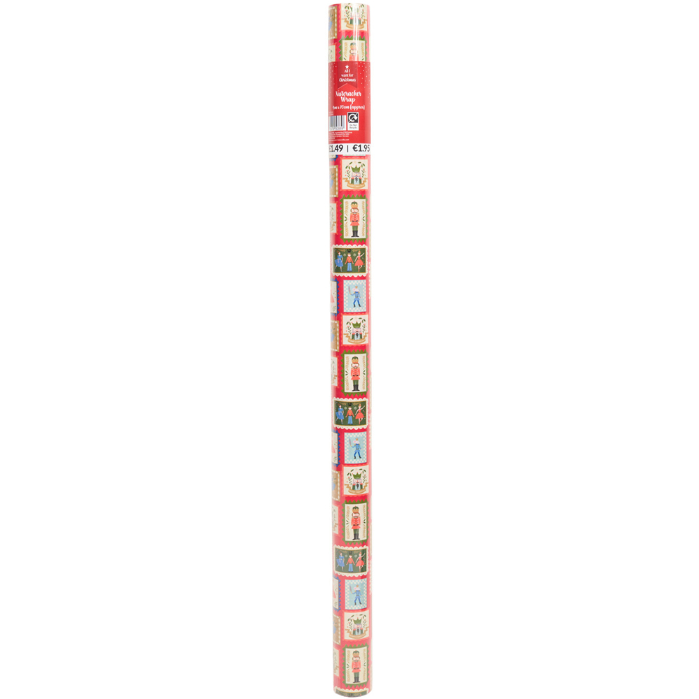 Nutcracker Christmas Gift Wrapping Paper Image 2