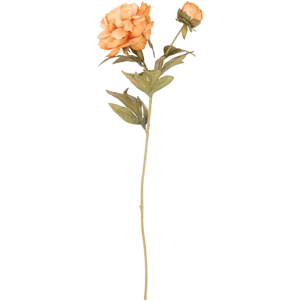 Autumn Open Peony Artificial Flower Image 5