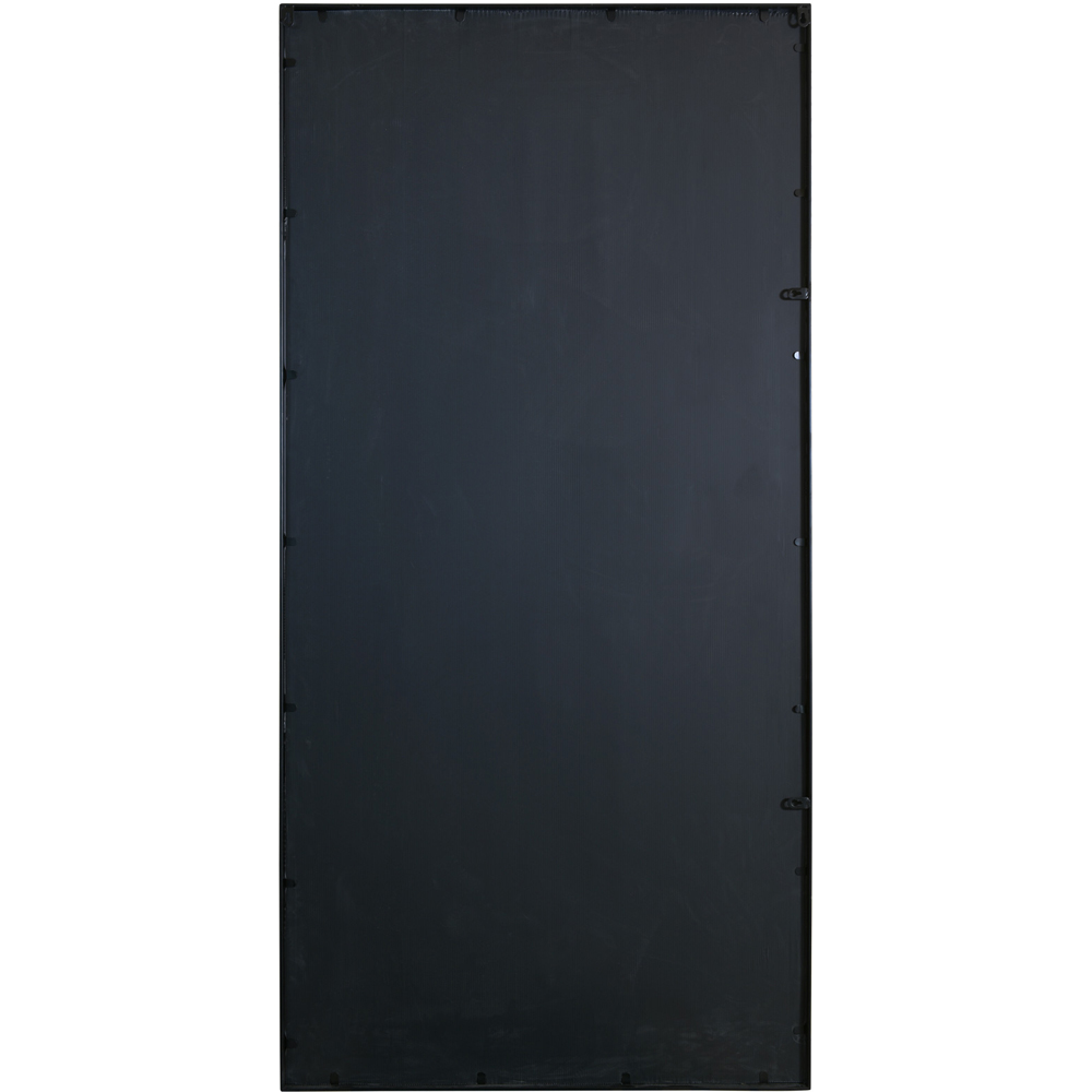 MirrorOutlet The Genestra Black Modern Window Garden Wall Mirror 174 x 85cm Image 4