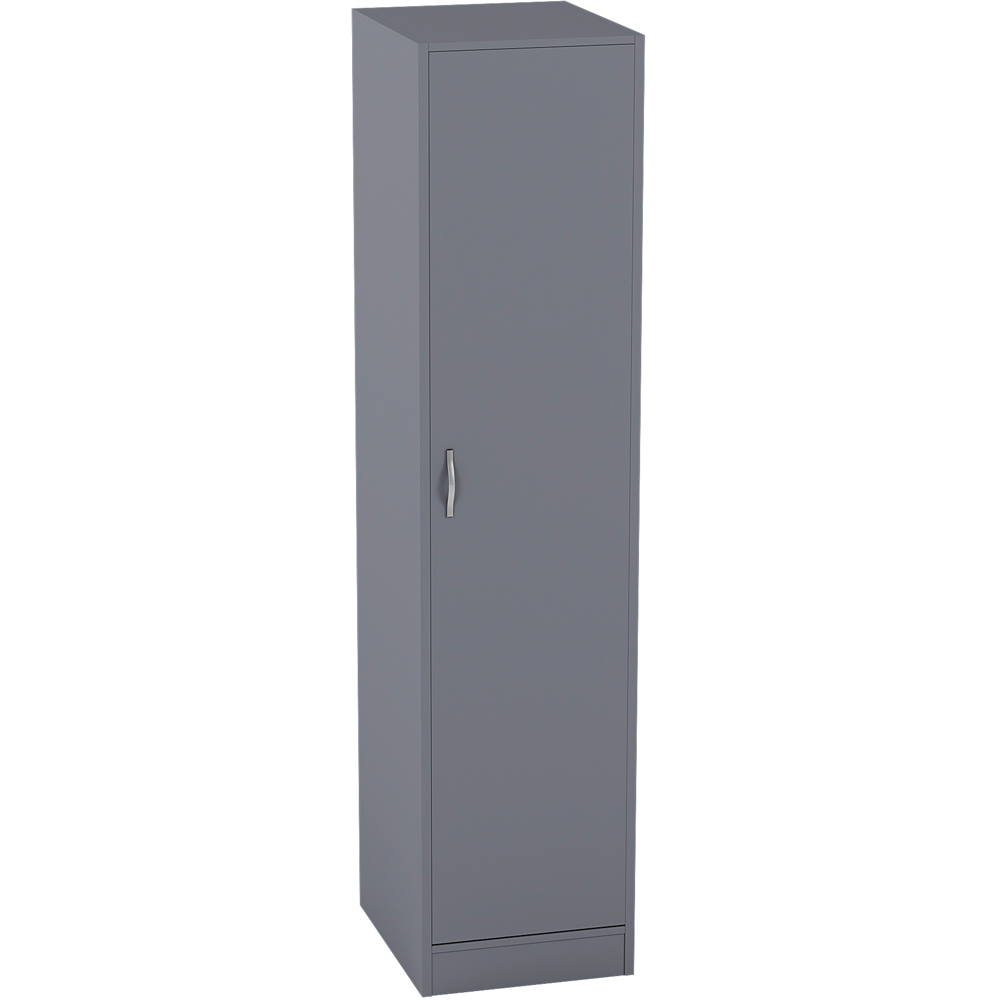 Vida Designs Riano Single Door Grey Wardrobe Image 2