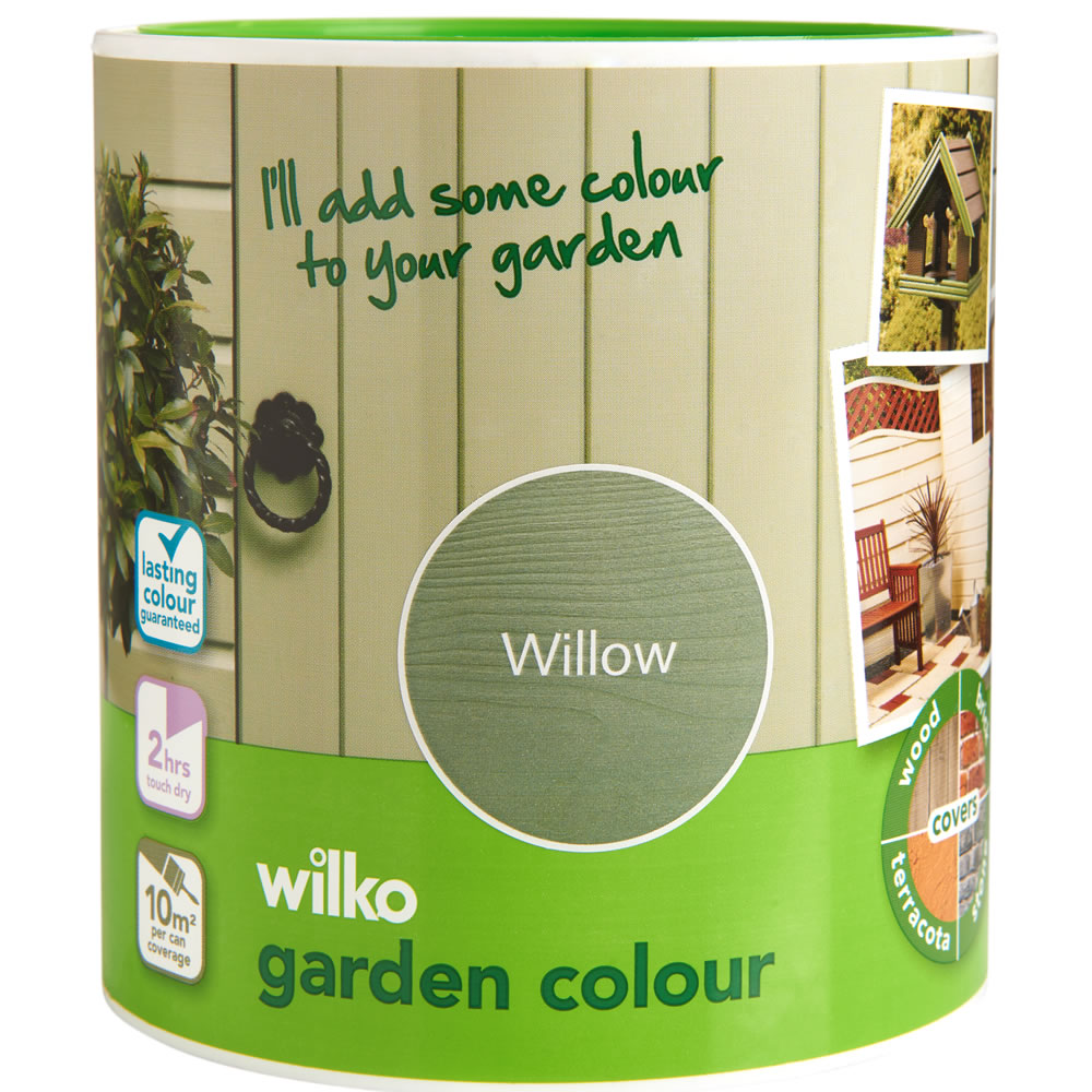 Wilko Garden Colour Willow Wood Paint 1L Image 2