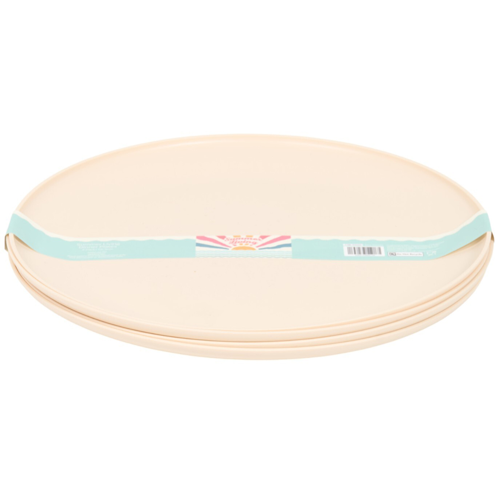 Pack of 4 Summer Dinner Plates Image 3